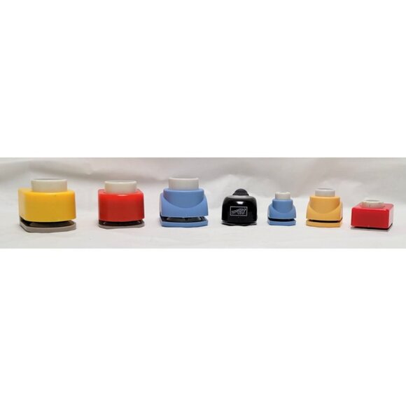 Lot of 7 Circle Oval Craft Punches For Scrapbooking Cardmaking Crafts - Picture 4 of 6